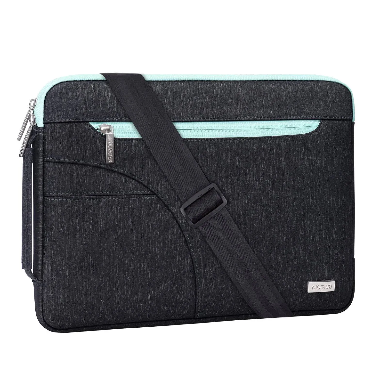 MOSISO Laptop Shoulder Bag Compatible with MacBook Air/Pro 13-13.3 inch Notebook