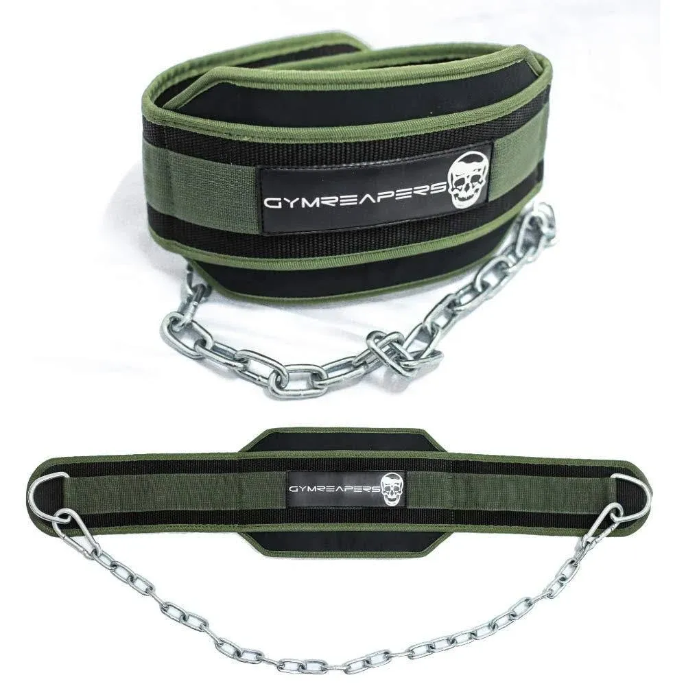 Gymreapers Dip Belt - Ranger Green