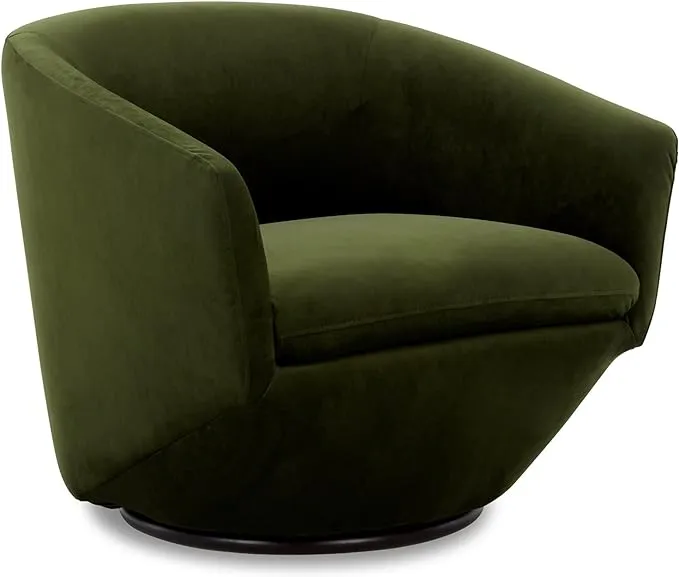 AllModern Haddie Upholstered Swivel Barrel Chair