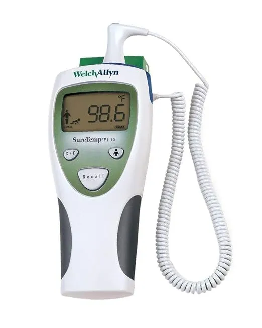 Welch Allyn 01690-200 SureTemp Plus Model 690 Electronic Thermometer, Oral Probe with Oral Probe WellWelch Allyn 01690-200 SureTemp Plus Model 690 El…