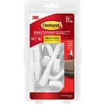 Command Large Utility Hook, White, 1-Hook, 2-Strips (17003ES), 3 Pack