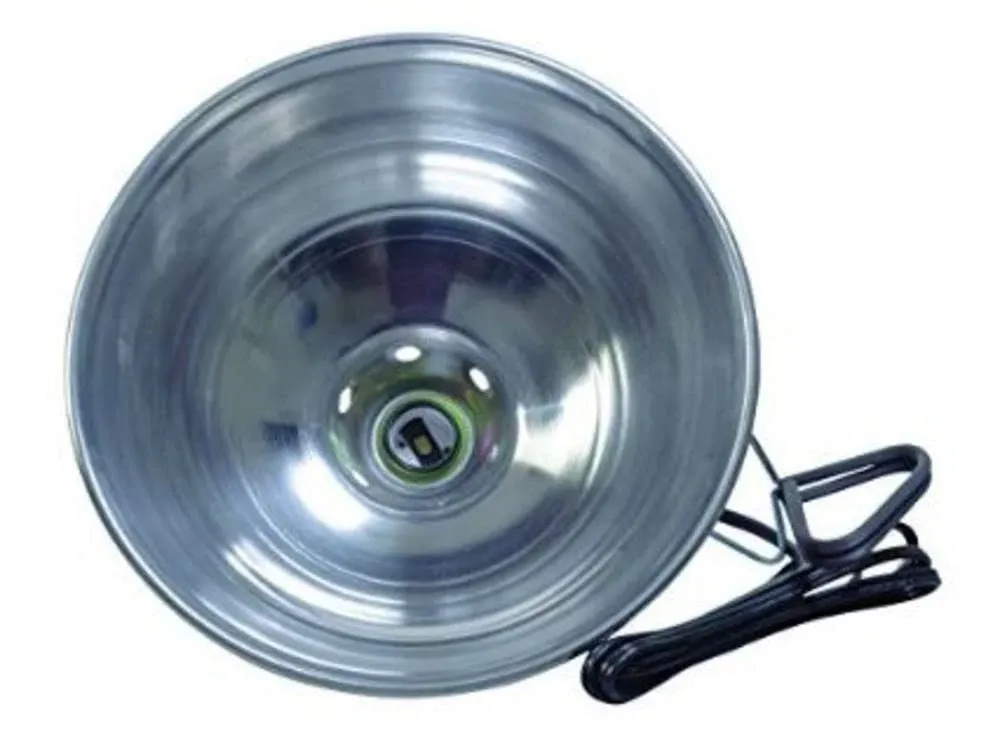 10-Inch Aluminum Reflector Clamp Lamp with 6-Foot Cord