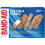 Band-Aid Flexible Fabric Adhesive Bandages, Assorted Sizes - 30 count