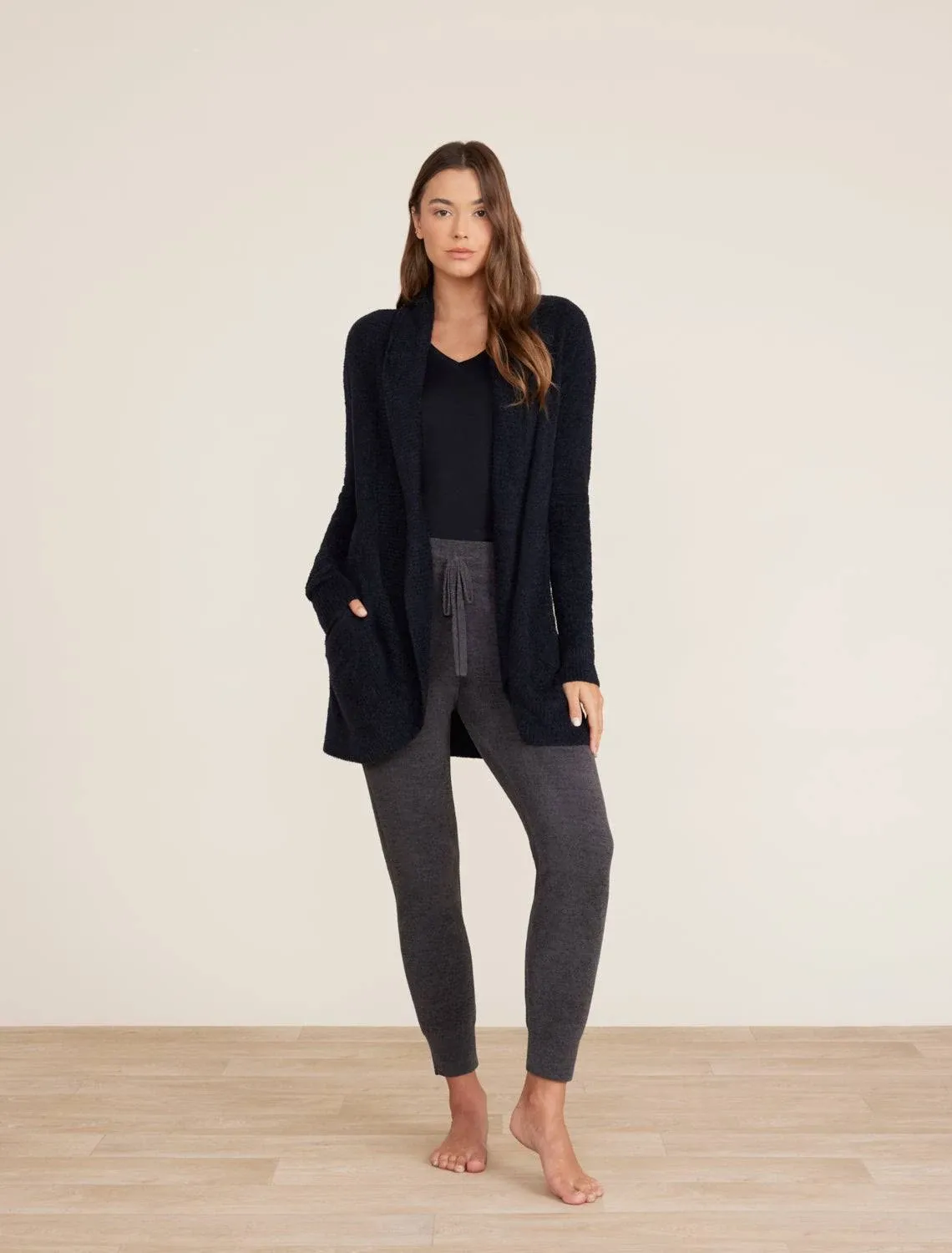 Barefoot Dreams CozyChic Lite Circle Cardi Black / S