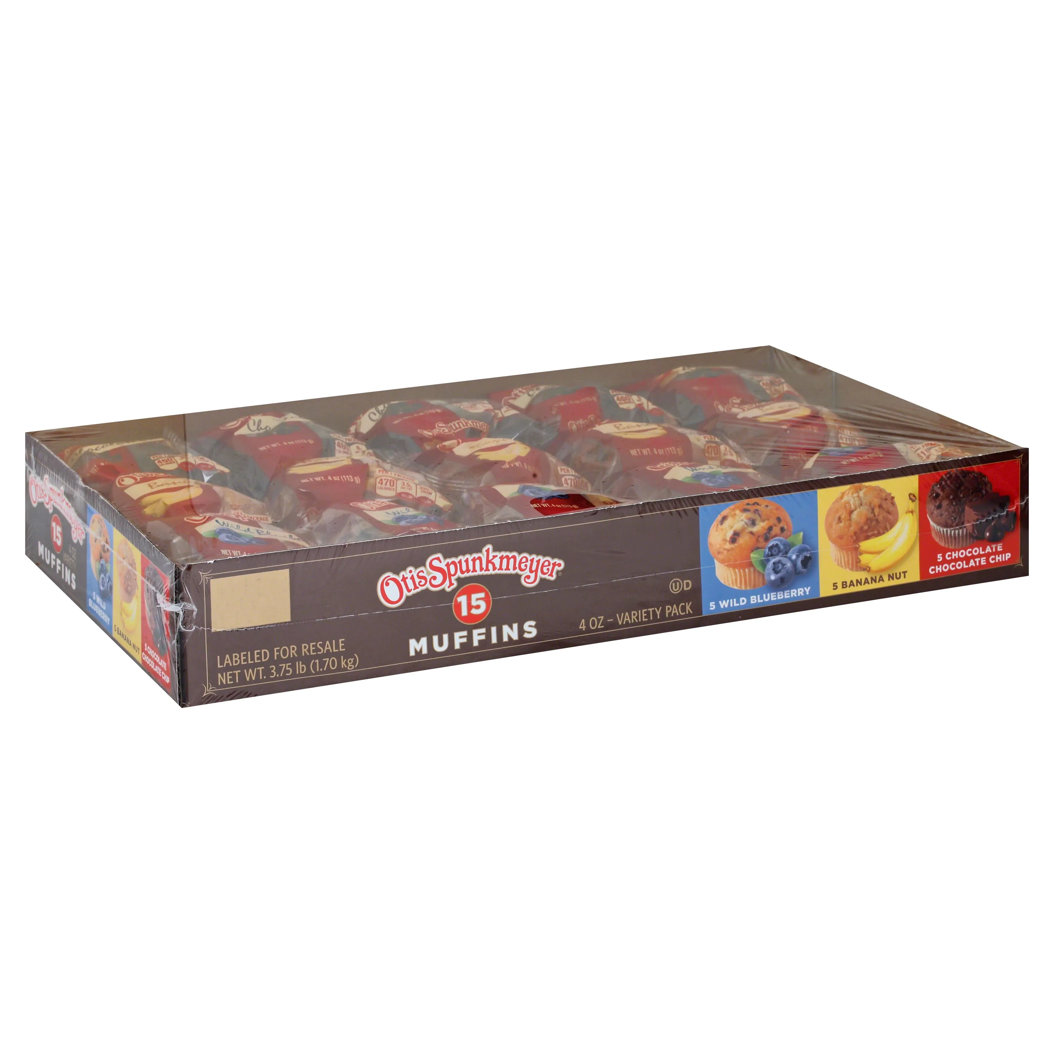 Otis Spunkmeyer Muffins Variety Pack, 15 Count