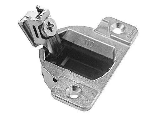 110 Degree Compact 33 Screw-On Self-Closing Cabinet Hinge Silver