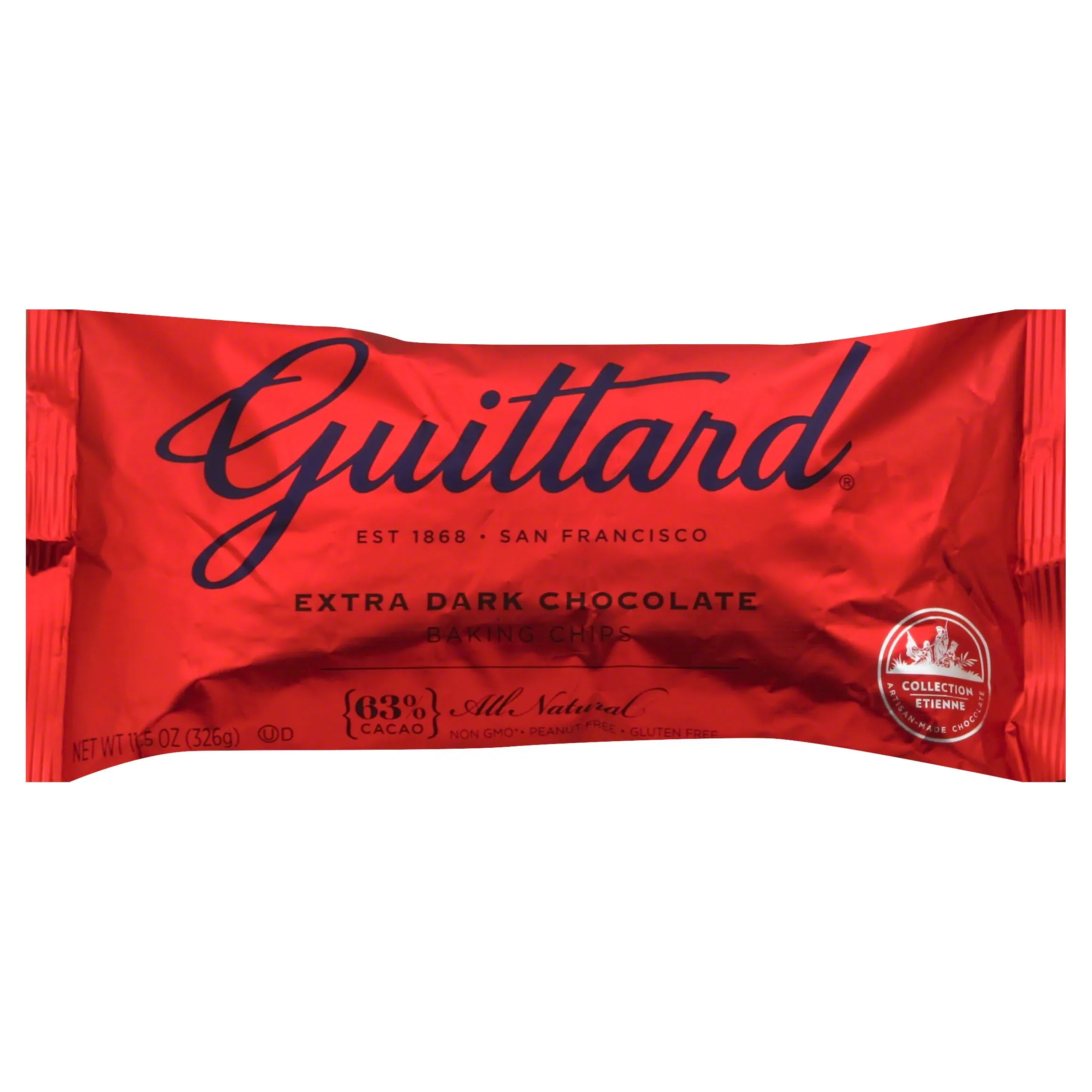 Guittard Chocolate Extra Dark - Chocolate Chip - Case of 12 - 11.5 oz.