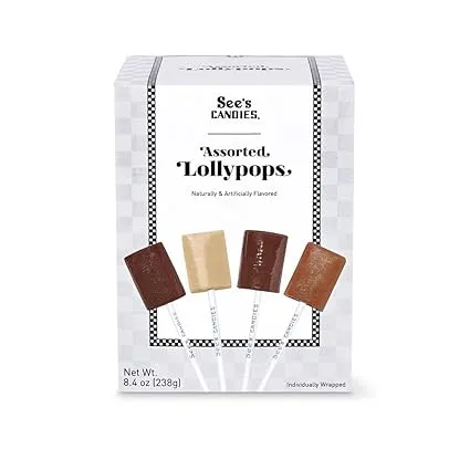 See's Candies 8.4 oz Assorted Lollypops