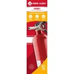 First Alert Multipurpose Rechargeable Home Fire Extinguisher, Red, 2.5 lb