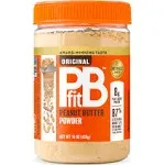 PBfit All-Natural Peanut Butter Powder, Powdered Peanut Spread From Real Roasted Pressed Peanuts, 8g of Protein, 8 Ounce