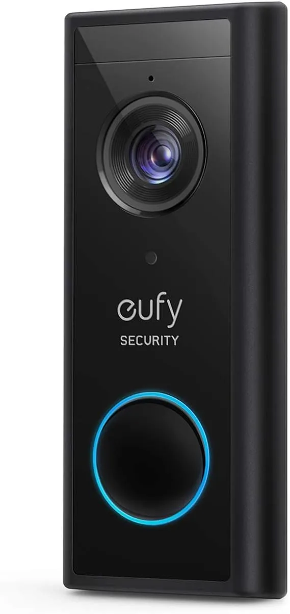 Eufy Security Wireless Add-On Video Doorbell with 2K Resolution, 2-Way Audio