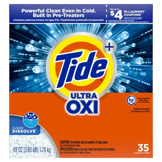 Tide Plus Ultra Oxi Powder Laundry Detergent