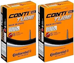 Continental Race 28 700 x 20-25c Fahrradschläuche – 42 mm langes Presta-Ventil – 2 Stück