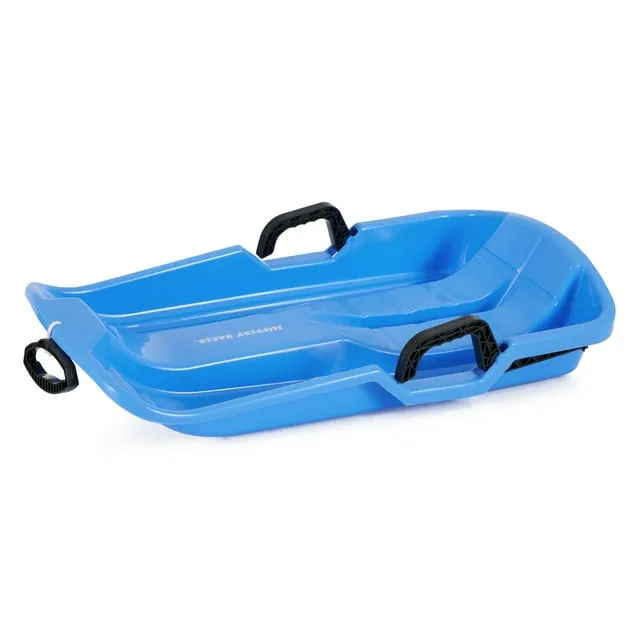 Slippery Racer Downhill Thunder Kids Toddler Plastic Toboggan Snow Sled