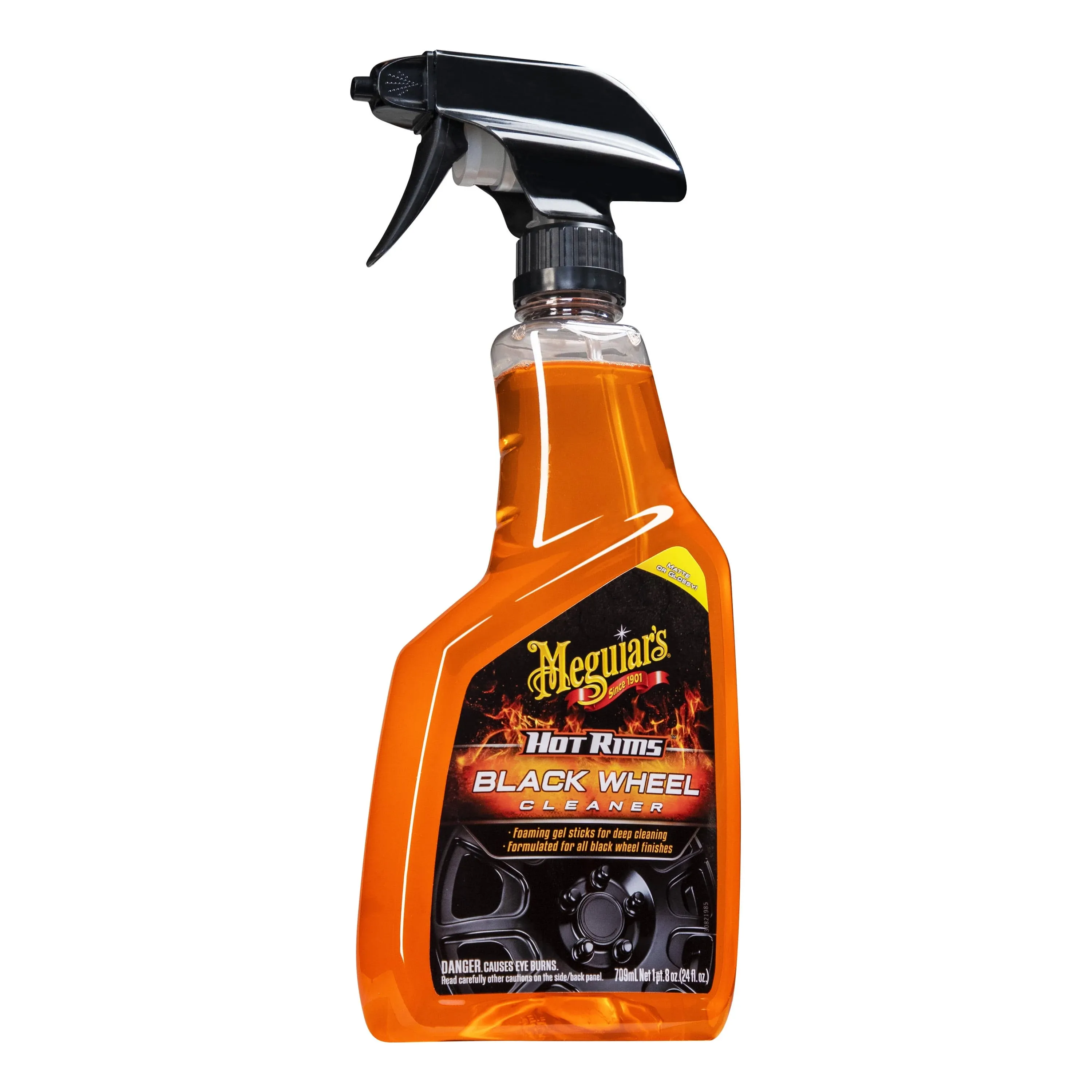 Meguiar's G230524 Hot Rims Black Wheel Cleaner, 24 .oz