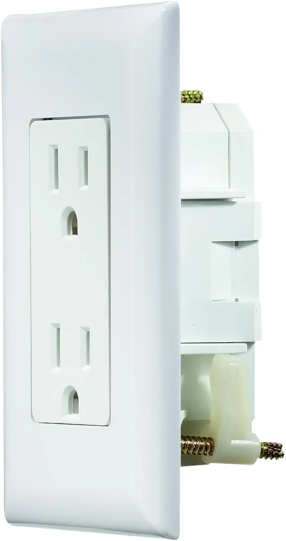 RV Designer Collection S811 Dual Outlet with Cover Plate