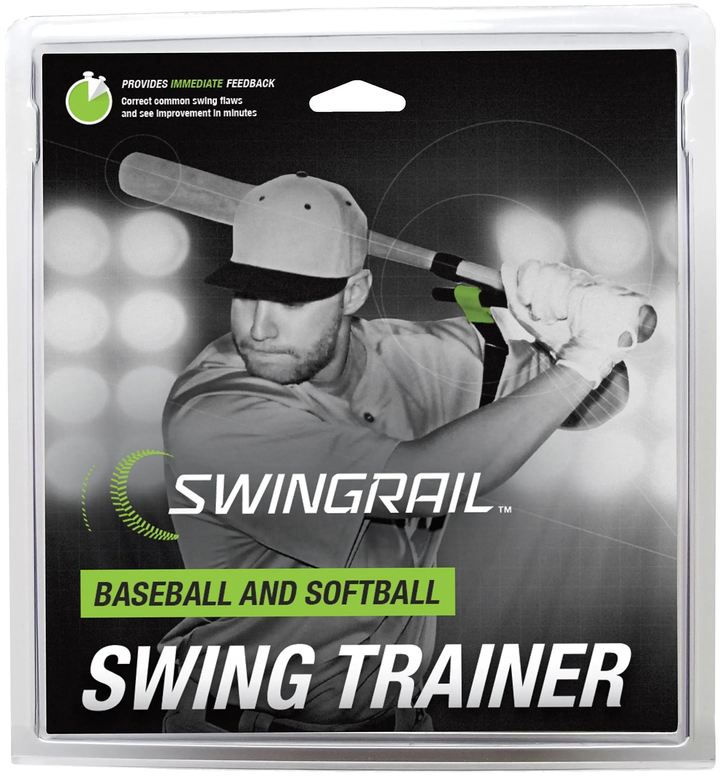 Swingrail Baseball/Softball Swing Trainer Aid