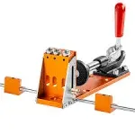 Pocket Hole Jig Kit Joinery Woodworking System Adjustable Depth