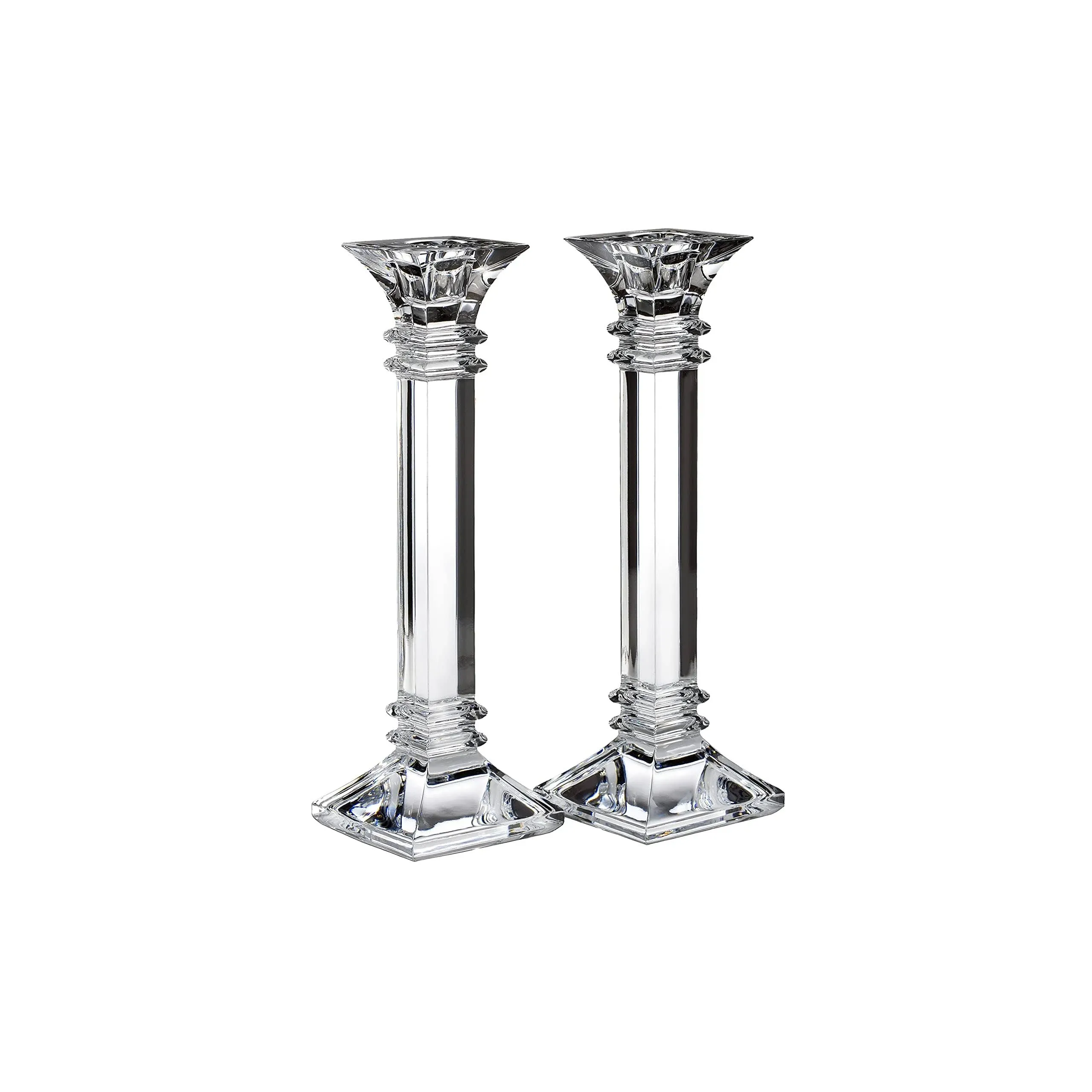 Marquis by Waterford Treviso Clear 10-Inch Candlestick (Set of 2)