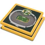 YouTheFan NFL Green Bay Packers 3D StadiumView Coasters - Lambeau Field