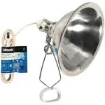 Woods 0162 18/2 SPT-2 Clamp Lamp with 10 Inch Reflector; 150 Watt; 6 Foot Cord