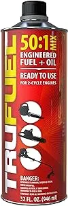 TruFuel 2-Cycle 50:1 Pre-Blended Fuel for Outdoor Power Equipment - 32 oz. (Case of 6) (6525638)