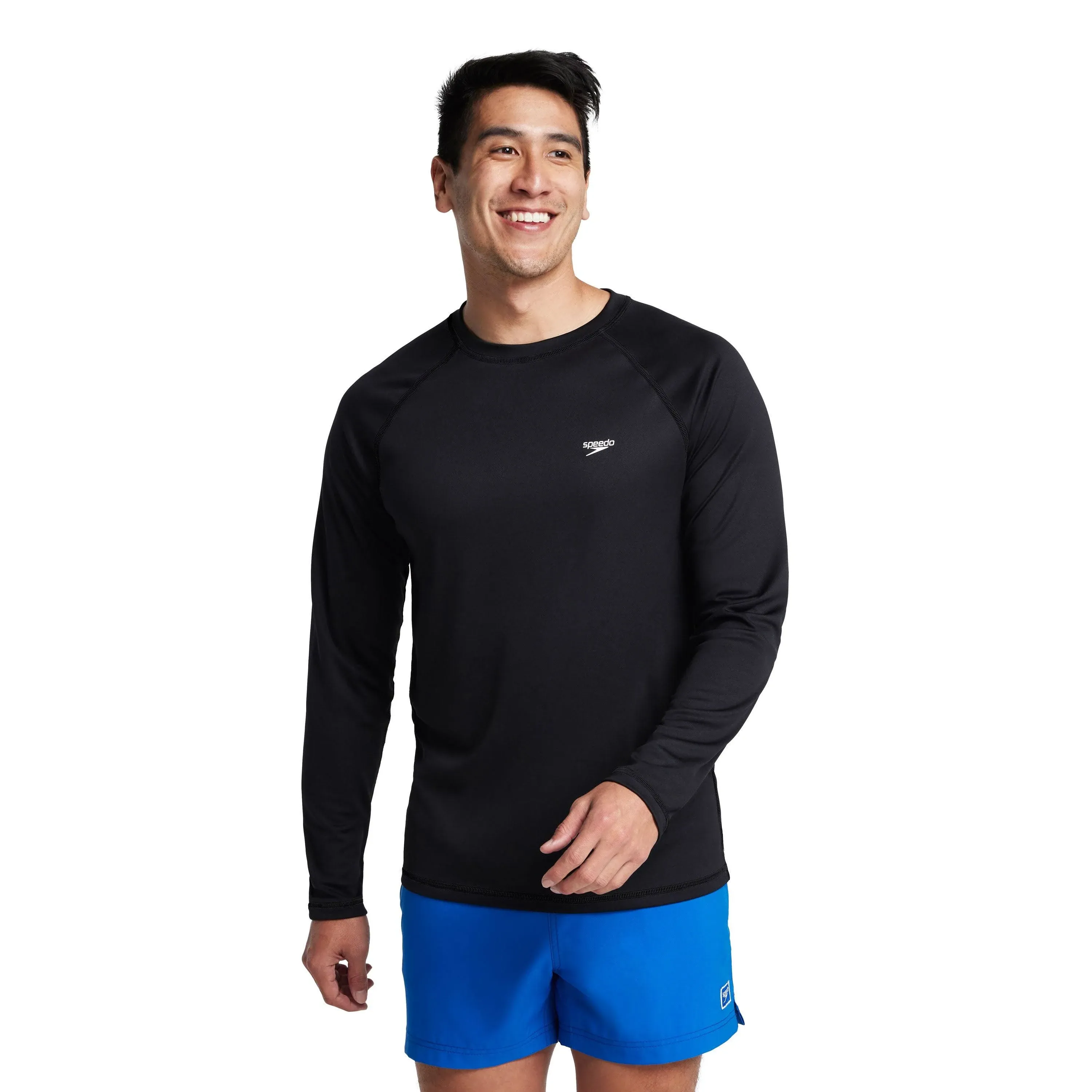 Speedo Easy Long Sleeve Swim Shirt Black S