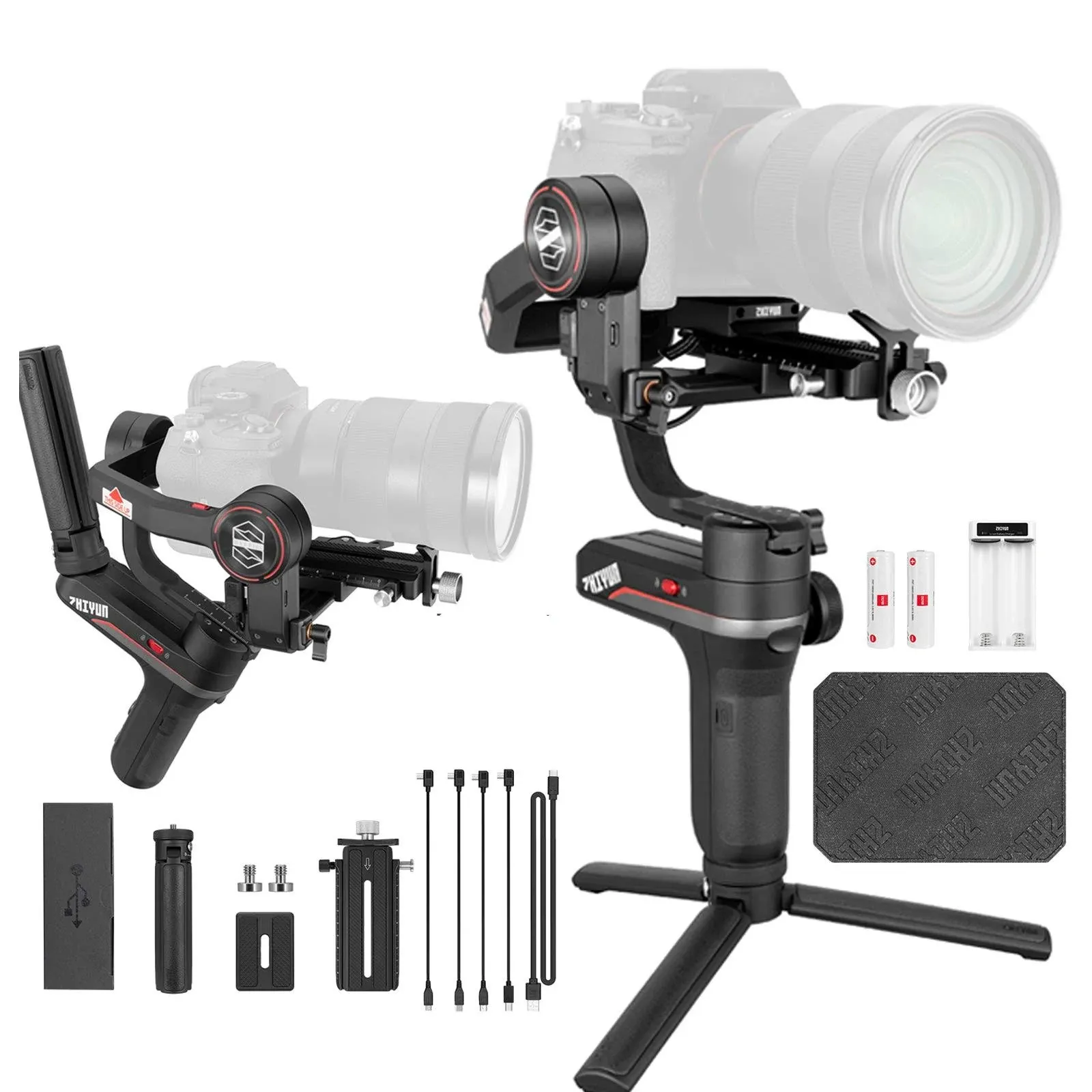 Zhiyun Weebill S 3-Axis Handheld Gimbal Stabilizer for Mirrorless and DSLR Camera ...