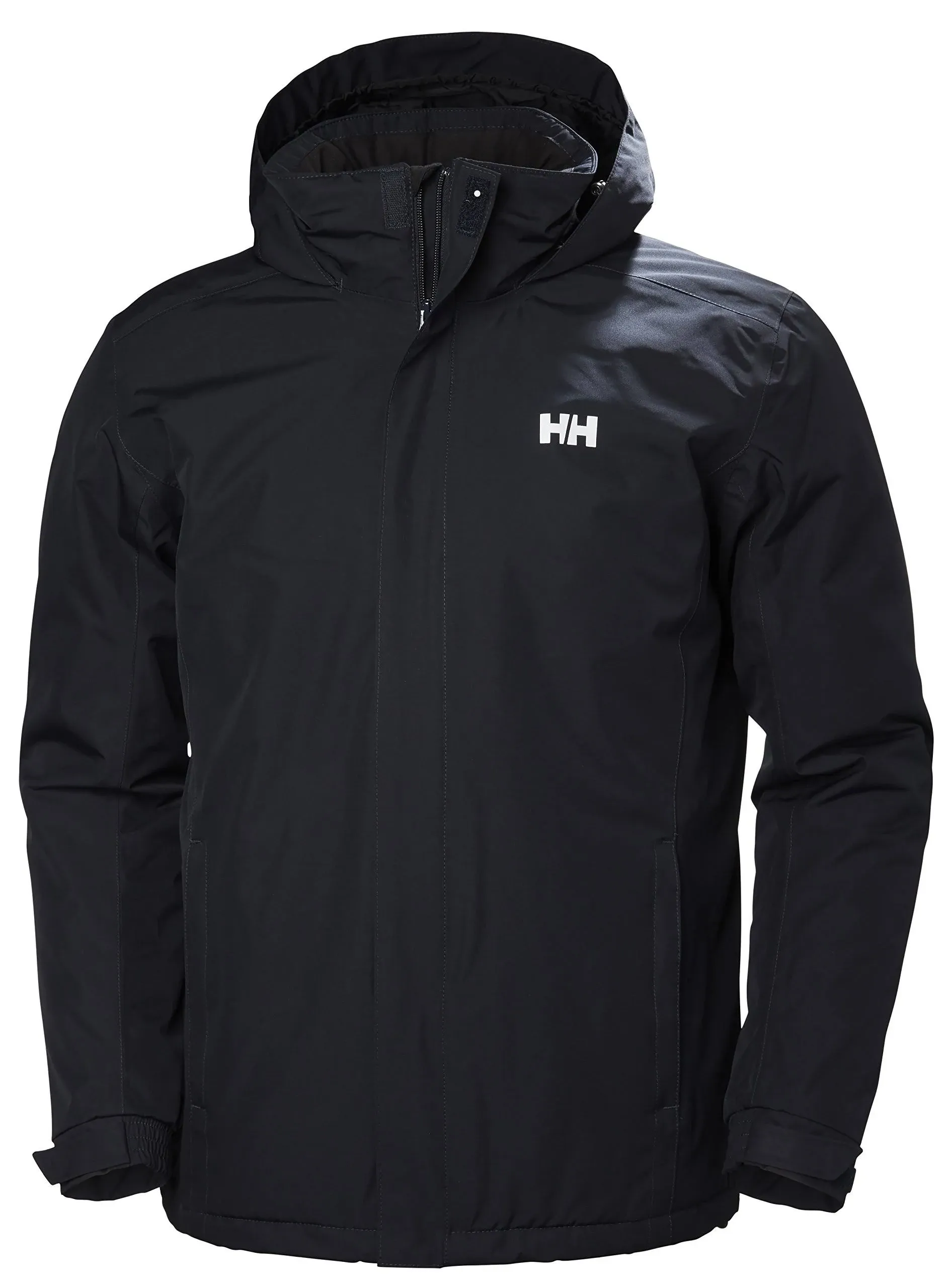 Helly Hansen Men's Waterproof Dubliner Insulated Jacket with Packable Hood for Cold Weather