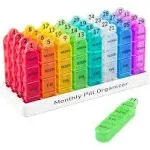 Daviky Monthly Pill Organizer