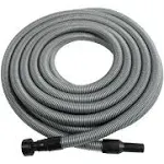 Cen-Tec Extension Hose Wet/Dry Vacuum Silver Crushproof Highly Flexible 50 ft. L