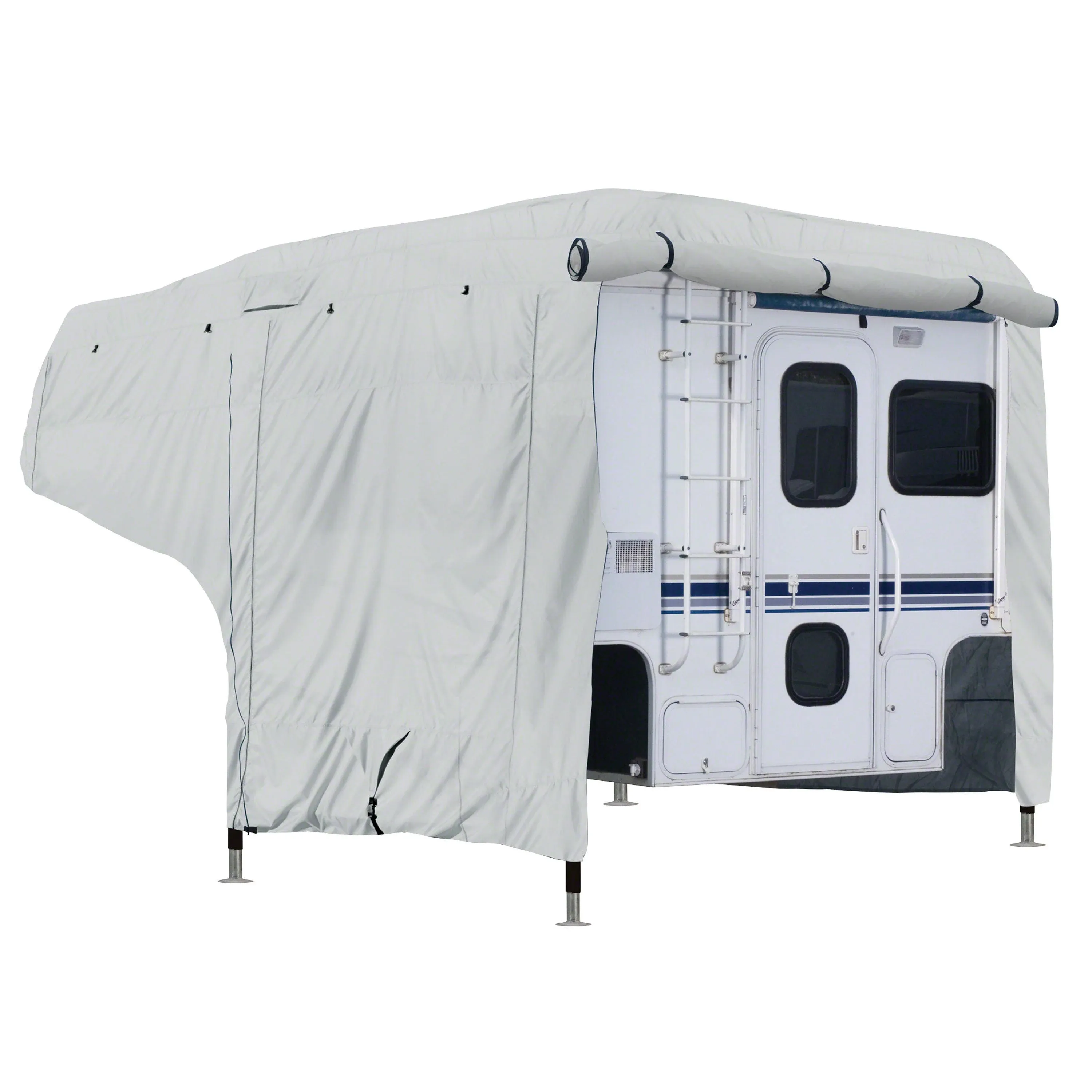 Classic Accessories Overdrive Polypro 3 Deluxe Camper Cover, Fits 8' - 10'