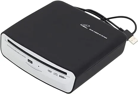 Universal External CD Player (Slot-Load) - Car, Android, PC, TV - Plug &amp; Play