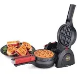 Presto 03512 Stuffler Stuffed Waffle Maker, Belgian, Large, Black