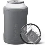 BrüMate Hopsulator Duo 2-in-1 Can Cooler Insulated for 12oz Cans + 100% Leak Proof Tumbler with Lid | Can Insulated for Hard Seltzer, Beer, Soda and Energy Drinks