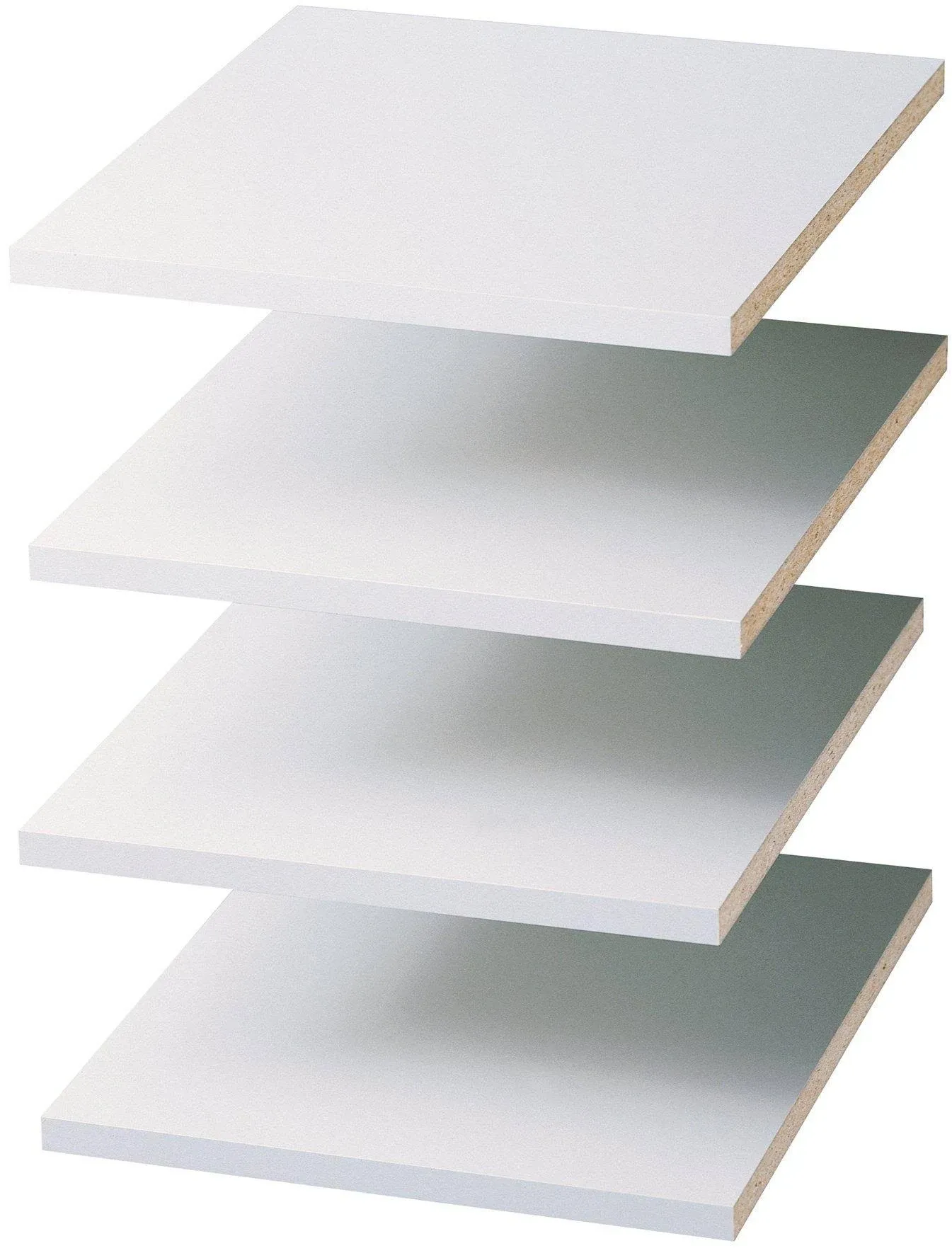 12" Shelves in White (4 Pack)