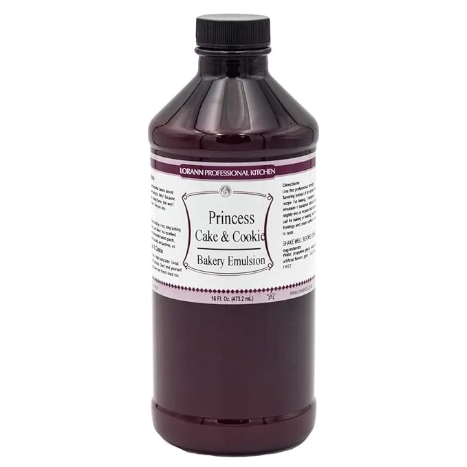 Lorann Princess Cake & Cookie Bakery Emulsion, 4 oz