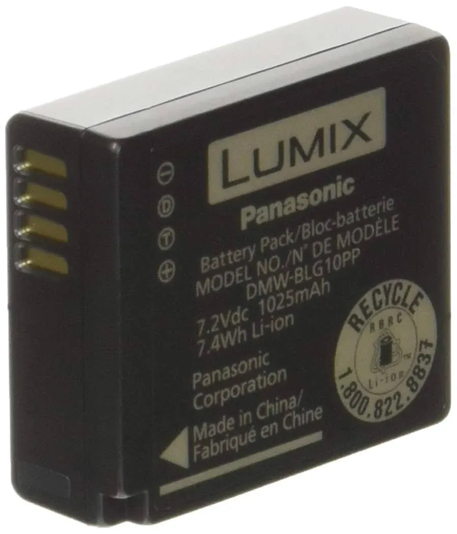 Panasonic DMW-BLG10 Li-ion Battery for Select Lumix Cameras (7.2V, 1025mAh)