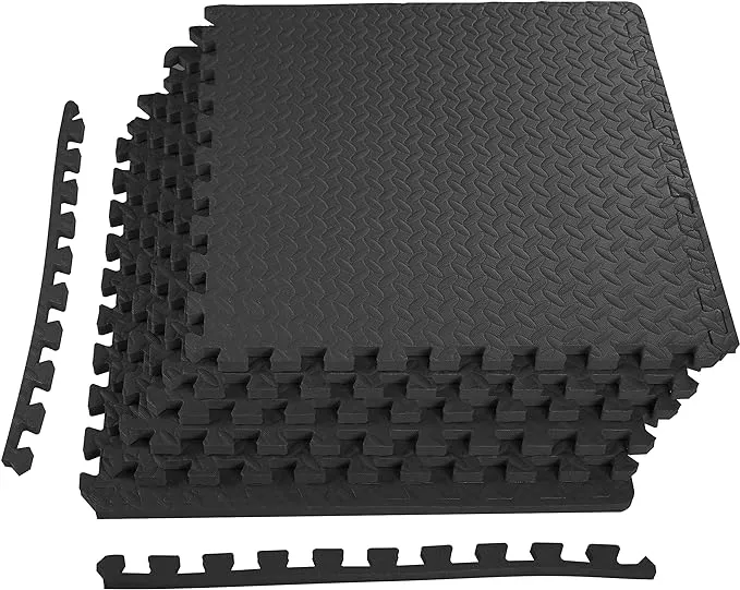 BalanceFrom Puzzle Exercise Mat with EVA Foam Interlocking Tiles