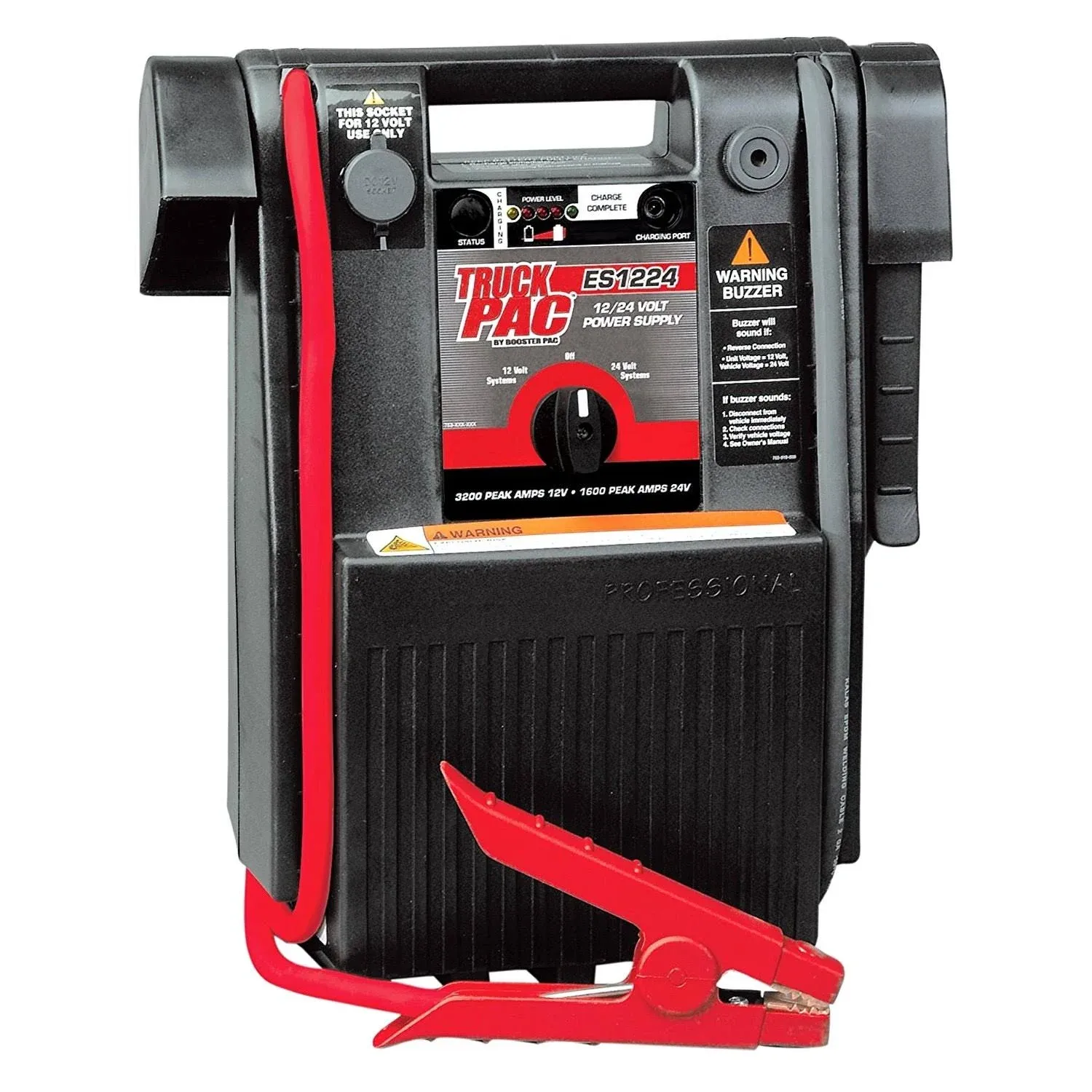 Clore Automotive Truck PAC ES1224 3000/1500 Peak Amp 12/24V Jump Starter