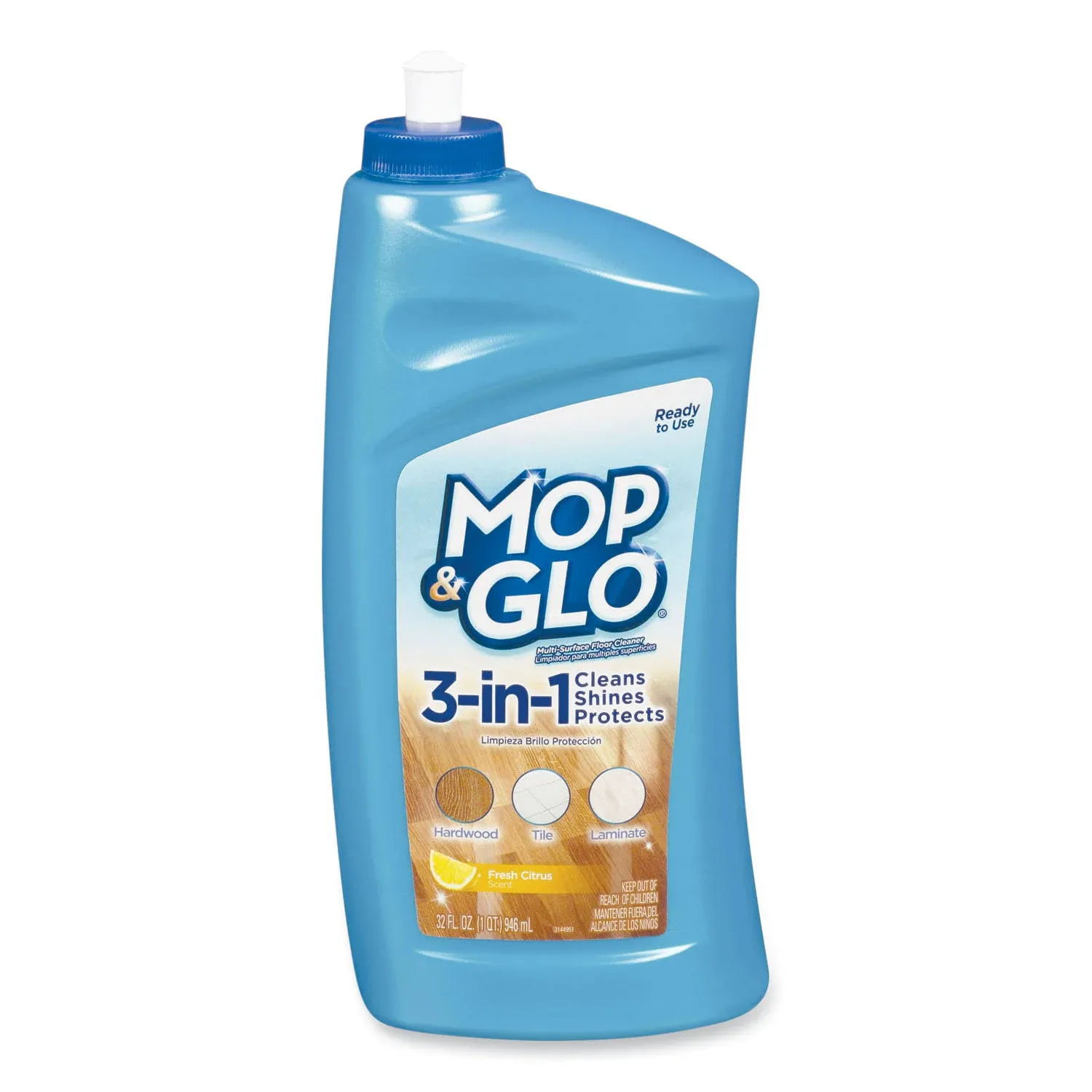 Ready to Use Multi-Surface Floor Cleaner, Fresh Citrus Scent, 32 oz Bottle, 6/Carton