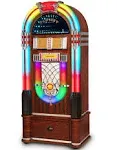 Crosley CR1215A-WA Jukebox, Includes AM/FM Radio & Bluetooth Receiver & CD Player - Walnut