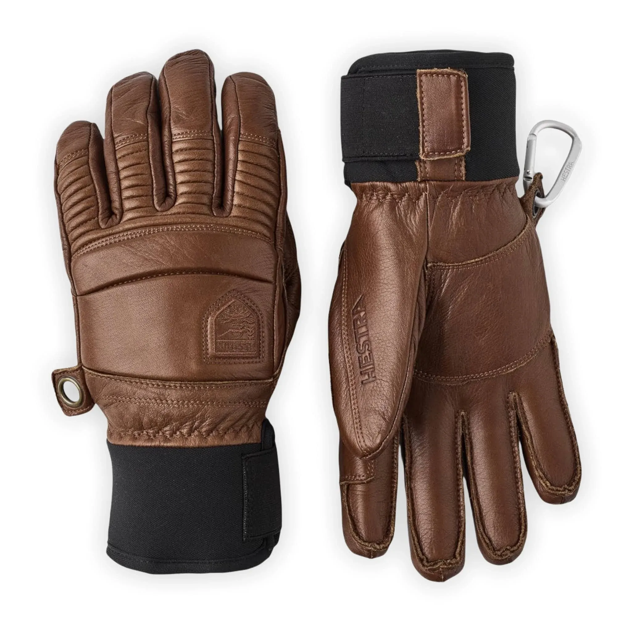 Hestra Fall Line Leather Gloves Brown 7