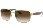 Ray Ban - RB3530 Gold - Brown Sunglasses