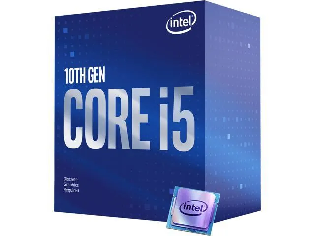 Intel Core i5-10400F Desktop Processor 6 Cores up to 4.3 GHz Without Processor Graphics LGA1200 (Intel 400 Series chipset) 65W, Model Number: BX8070110400F