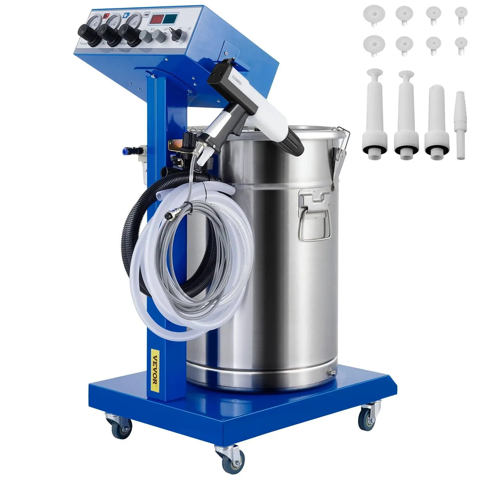 50W 45L Electrostatic Powder Coating Machine with Spraying Gun Paint 450g WX-958