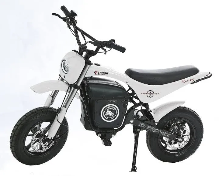 Burromax TT1600R, 1600w 52v Lithium Ion, 4 Speeds, 32 Mph, Up to 350lb Rider, Electric Mini Bike