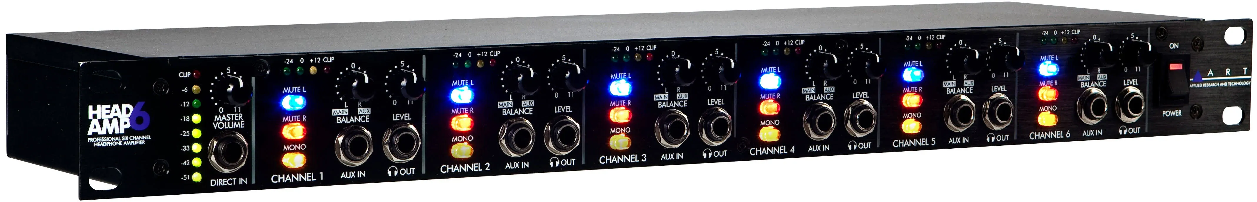 Art HeadAmp6 - 6 Channel Headphone Amplifier