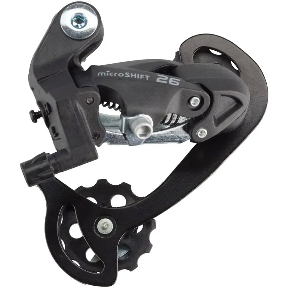 Microshift M26 Rear Derailleur - 8,9 Speed, Short Cage, Black