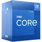 Intel CPU Core i7-12700F / 12/20 / 2.1GHz / 6xxChipset / BX8071512700F